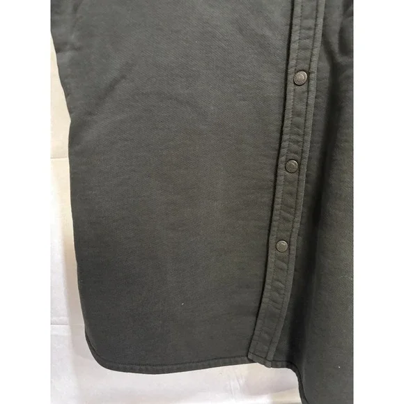 Las Vegas Raiders Shirt Levi's Western Snap HEAVY Jacket Black Long Sleeve Large - Picture 7 of 11
